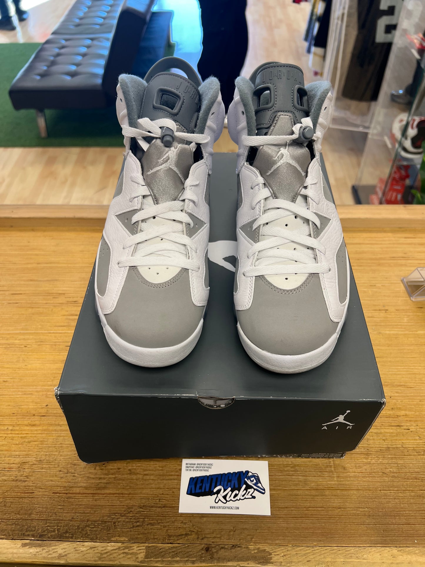 Jordan 6 Retro “Cool Grey” (Sz 11)