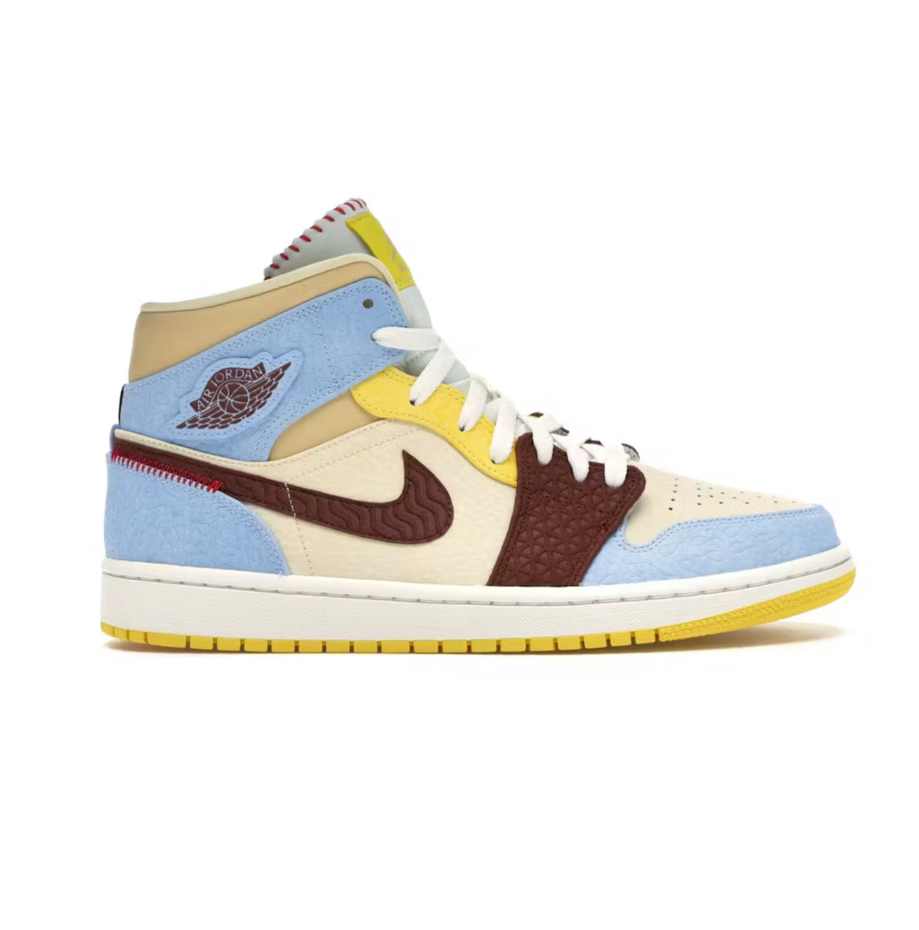 Jordan 1 Mid SE “Fearless Maison Chateau Rouge”