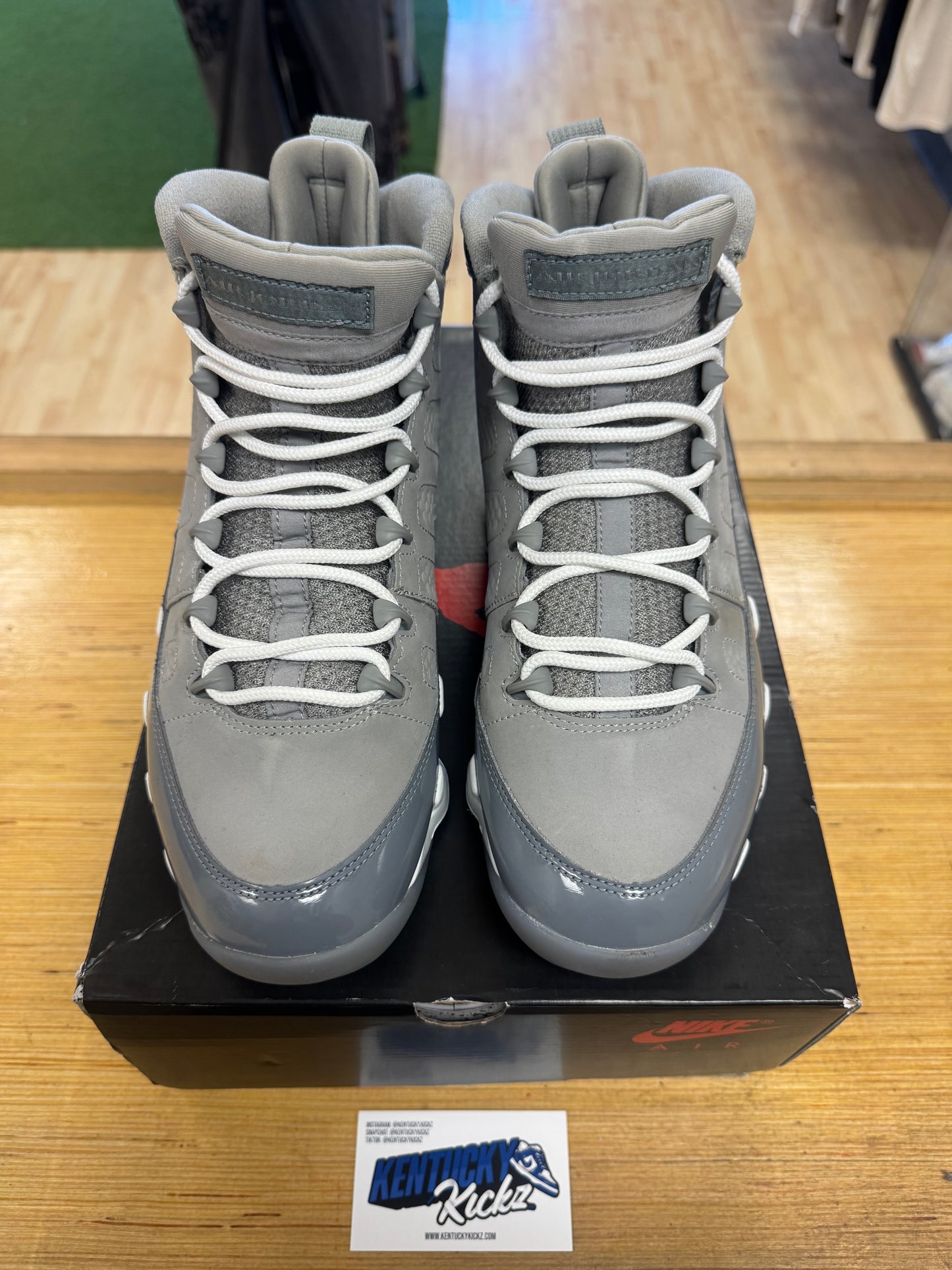 Jordan 9 Retro “Cool Grey” 2025 (Sz 9)