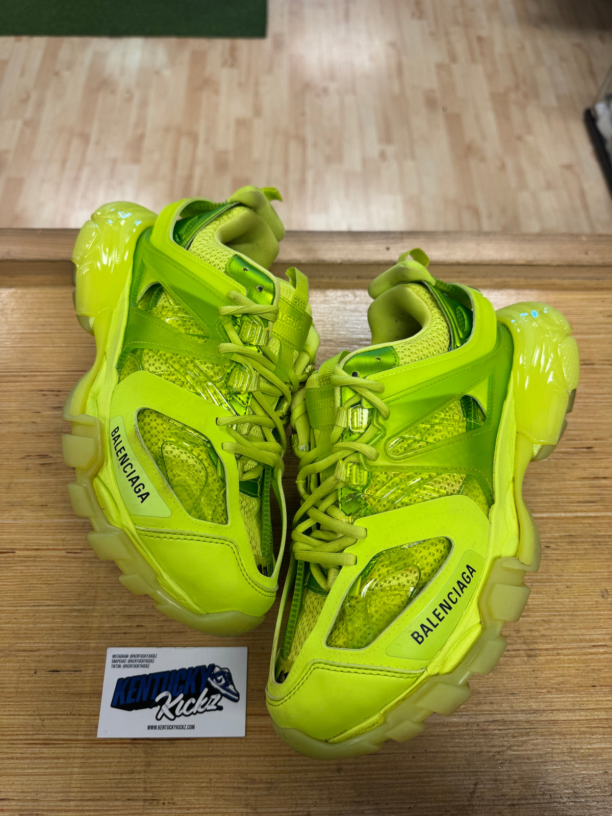 🅱️alenci Track “Neon Yellow” (Sz 41 EU/ 8 Men)