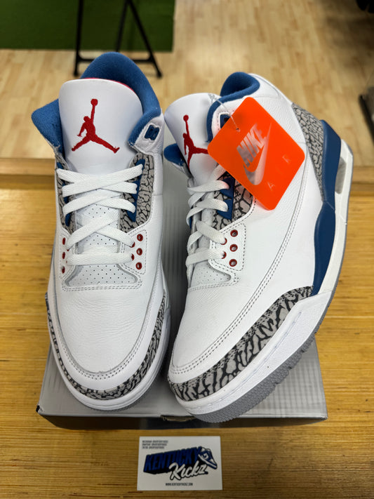 Jordan 3 Retro “True Blue” 2026 (Sz 10)