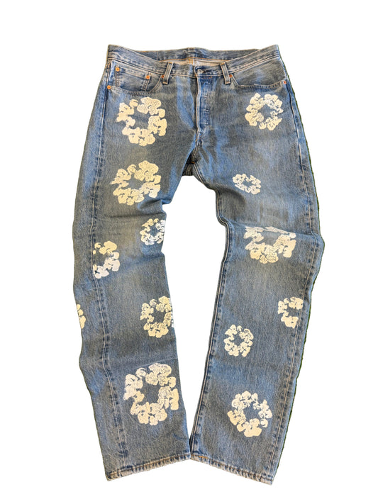 Denim Tears x Levi’s Cotton Wreath Jean (Light Washed)