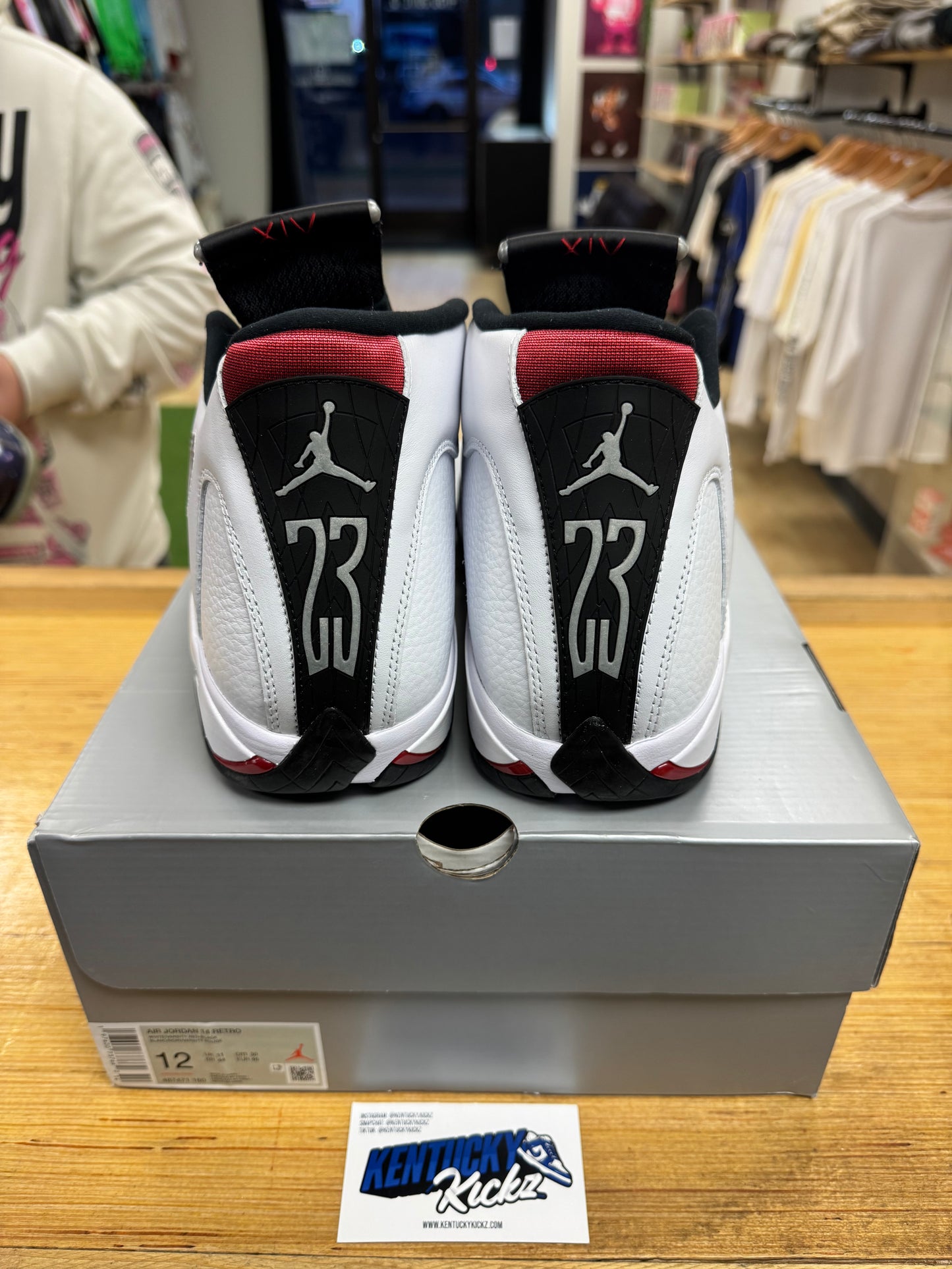 Jordan 14 Retro “Black Toe” 2024 (Sz 12)