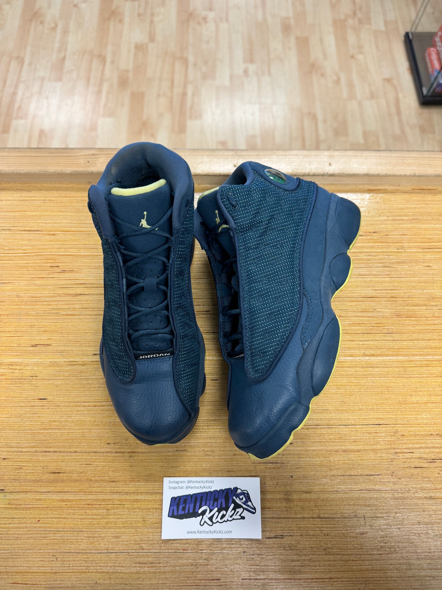 Jordan 13 Retro “Squadron Blue” (Sz 7Y) (USED/NO BOX)