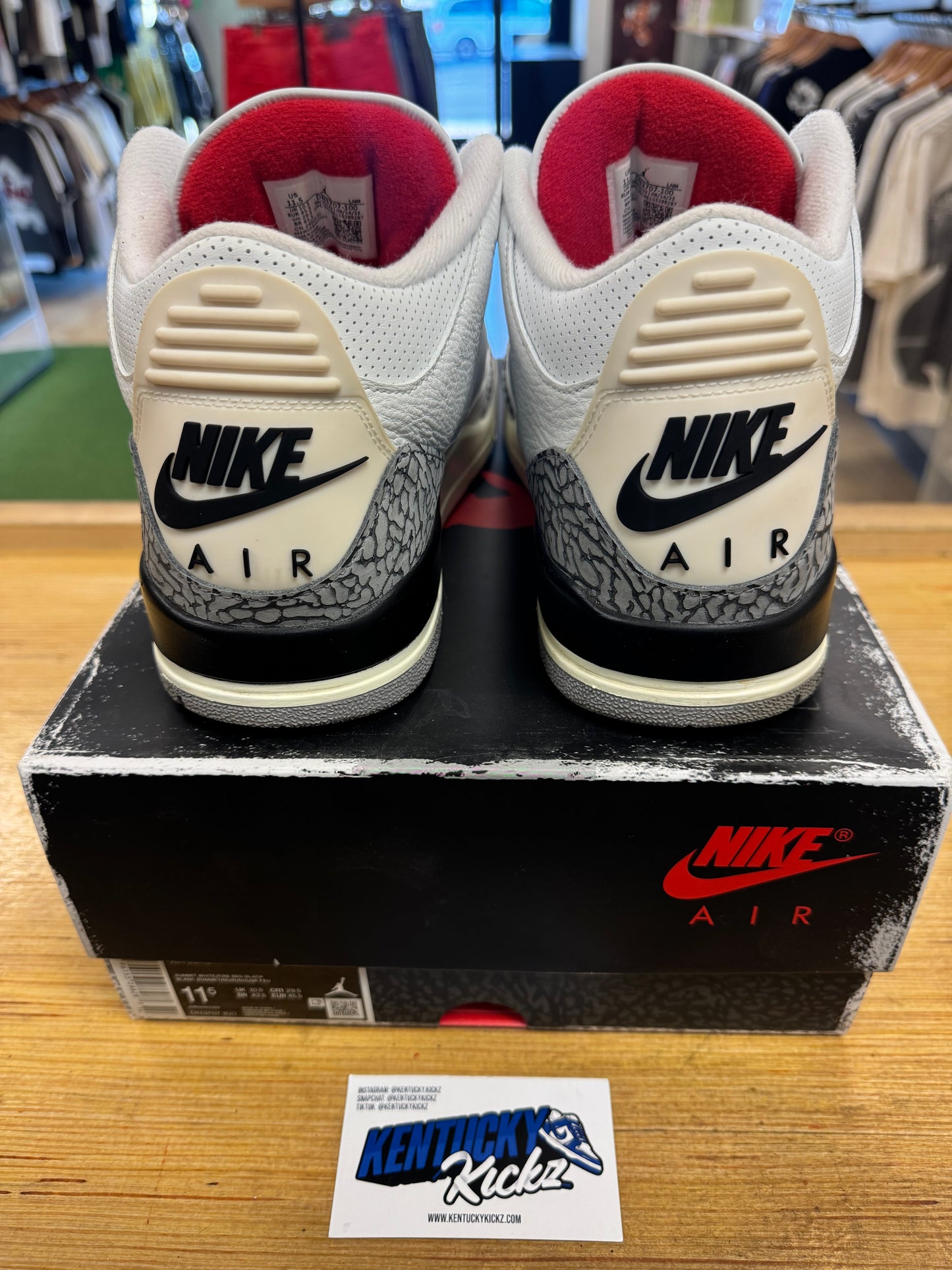 Jordan 3 Retro “White Cement Reimagined” (Sz 11.5)