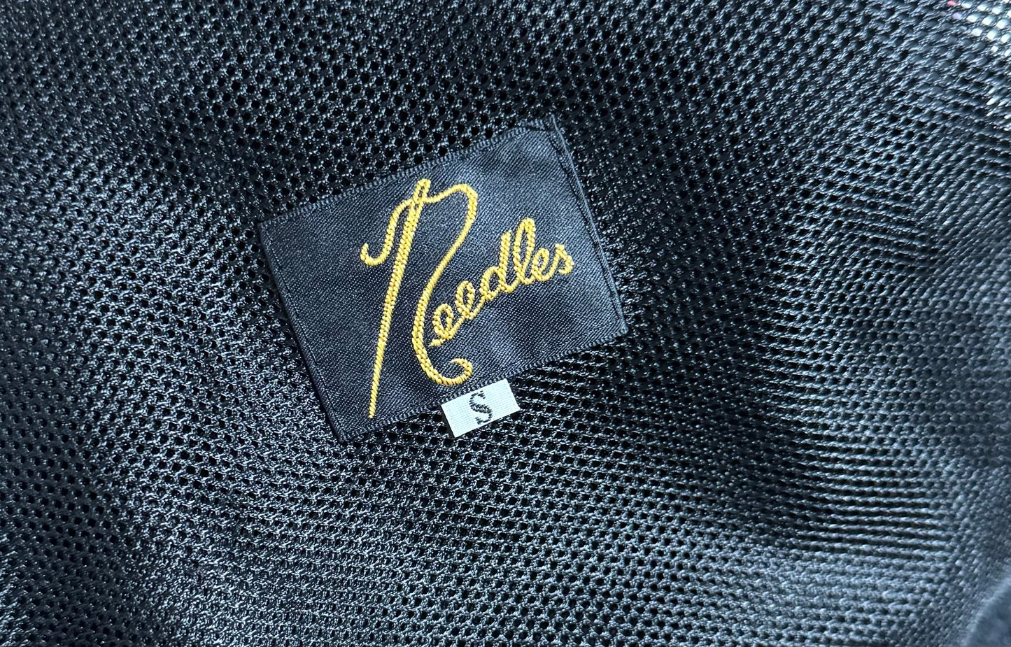 NEEDLES POLY SMOOTH TRACK PANTS (Black)