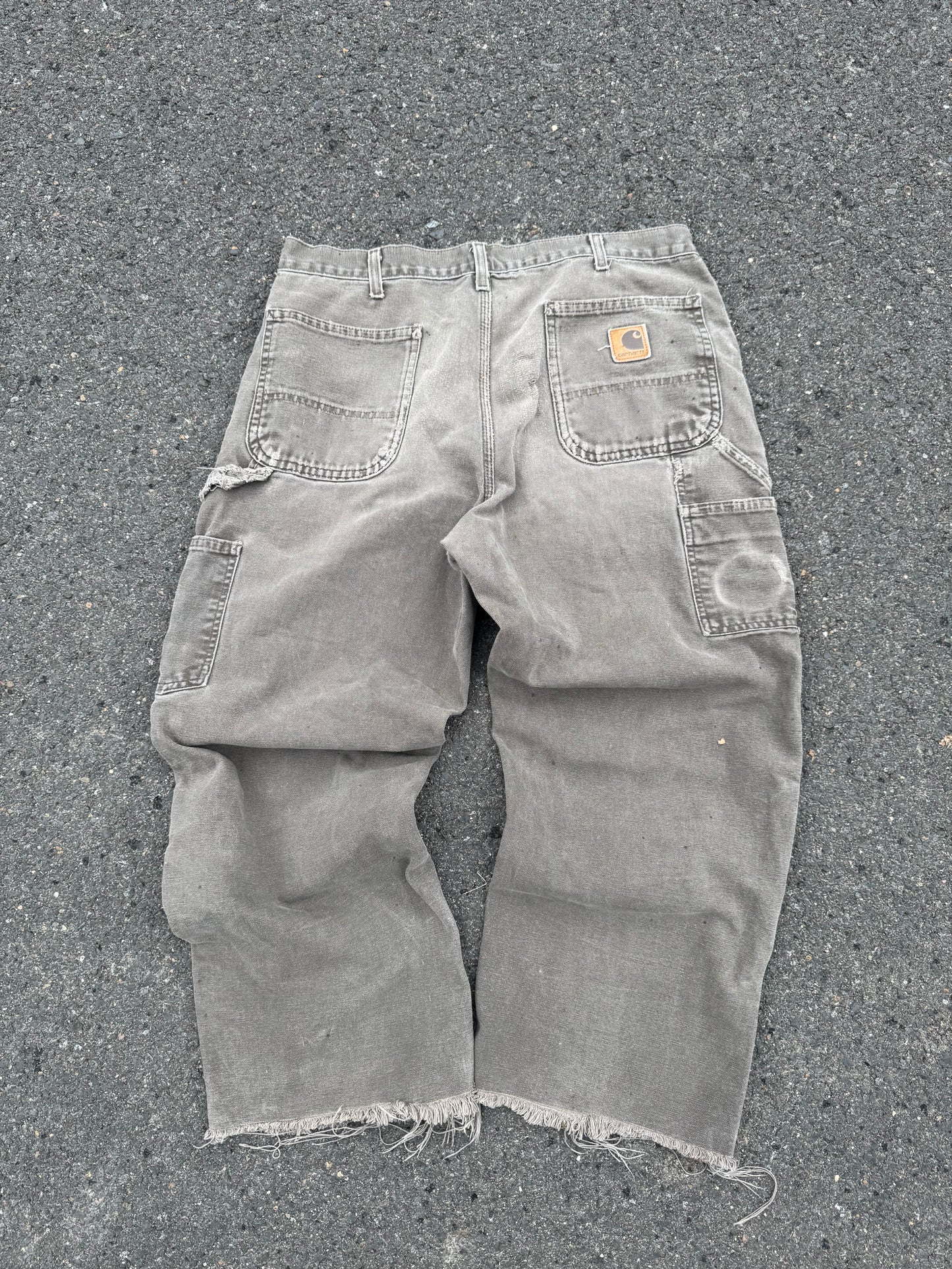 “VINTAGE” Faded Brown Carhartt Jeans - 36 X 30