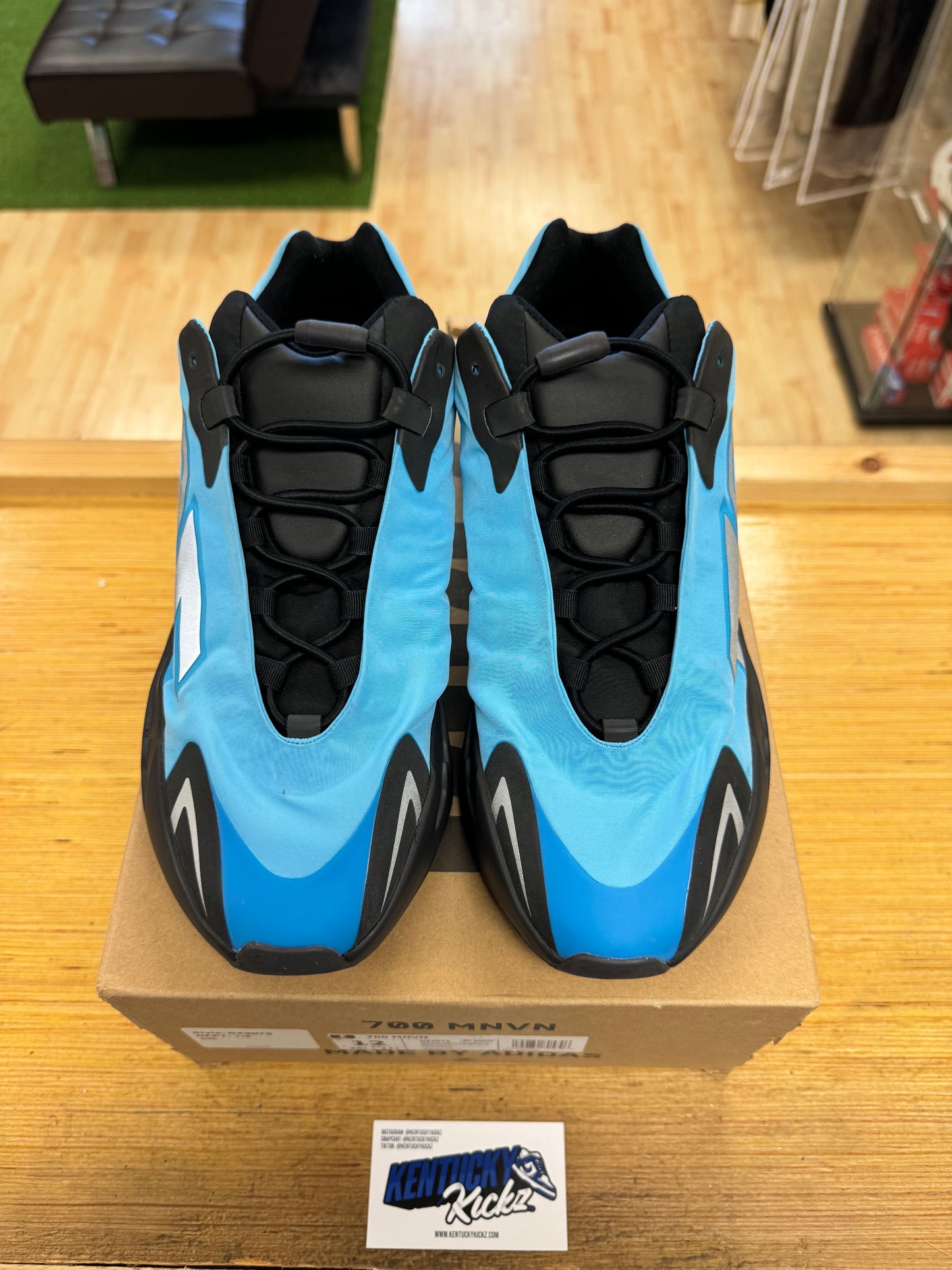 Yeezy Boost 700 MNVN “Bright Cyan” (Sz 12)