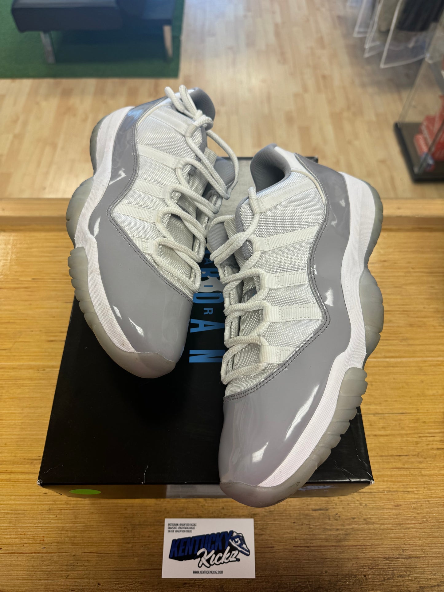 Jordan 11 Low “Cement Grey” (Sz 10)