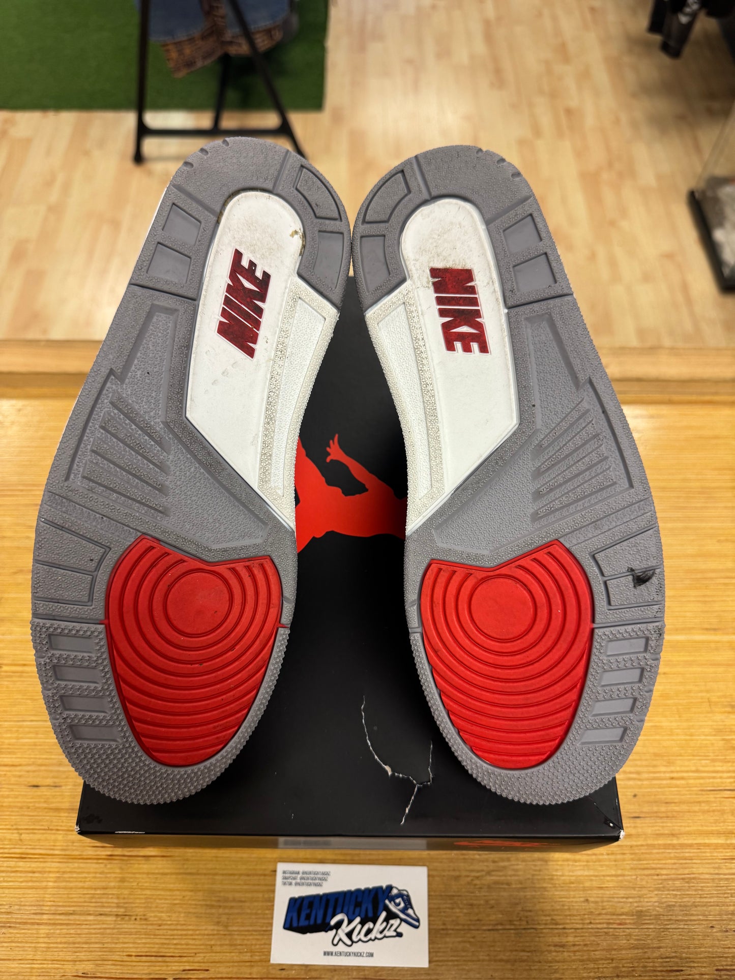 Jordan 3 Retro “Black Cement” 2024 (Sz 9)