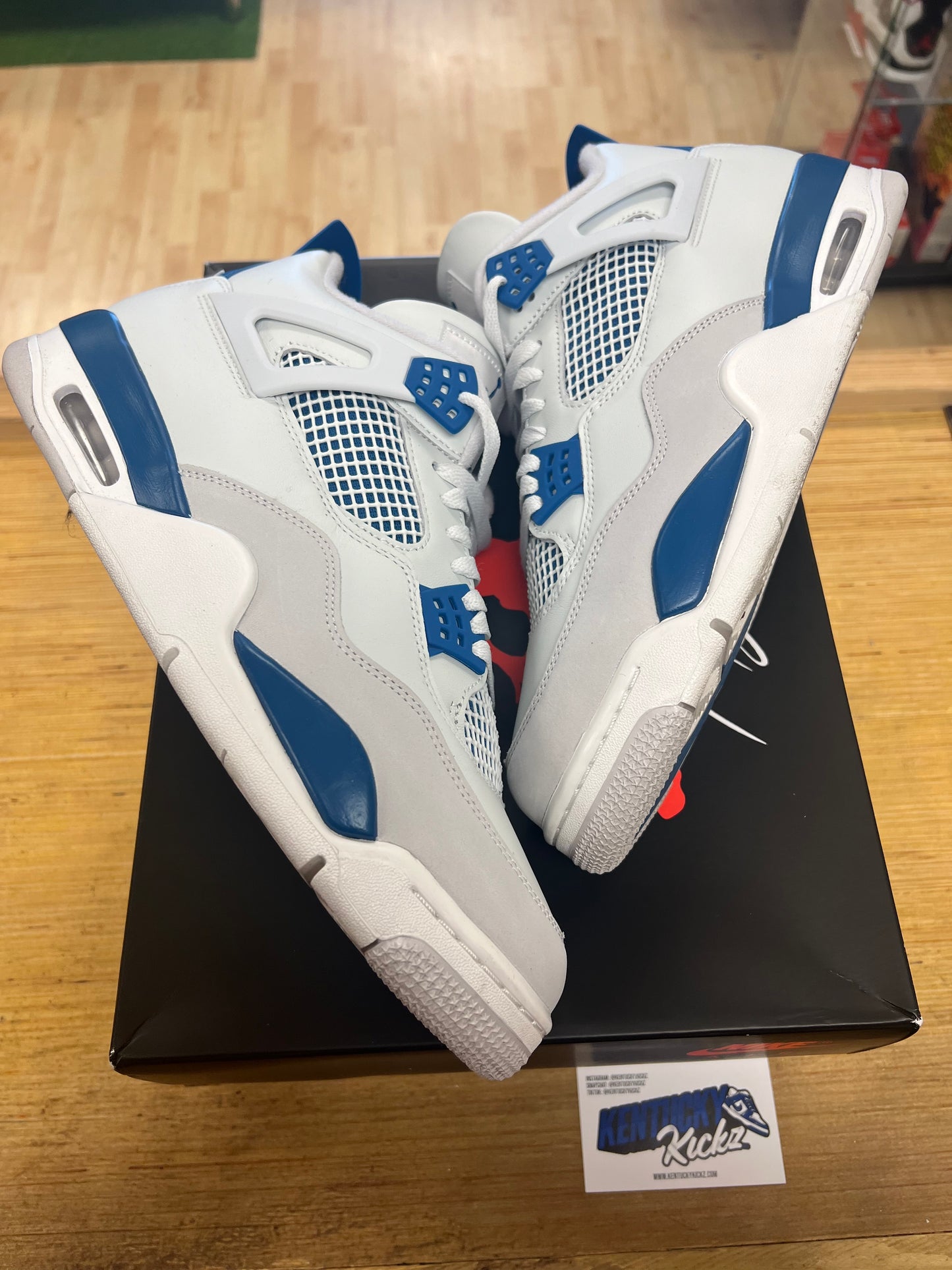 Jordan 4 Retro “Military Blue” (Sz 13)