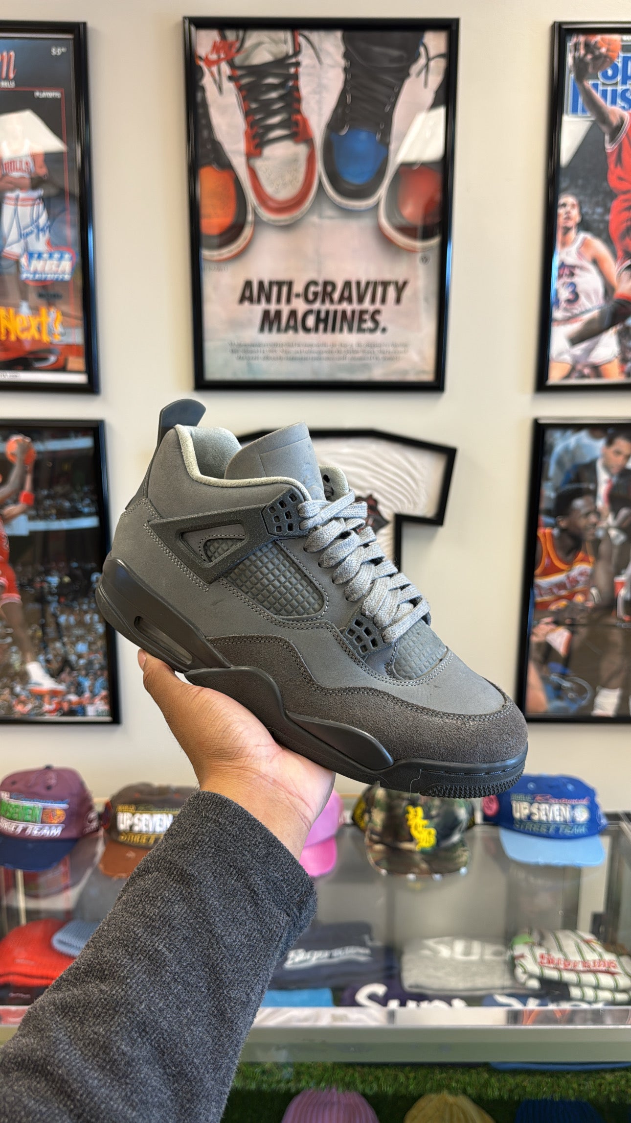 Jordan 4 Retro “Wet Cement” (Sz 8.5)
