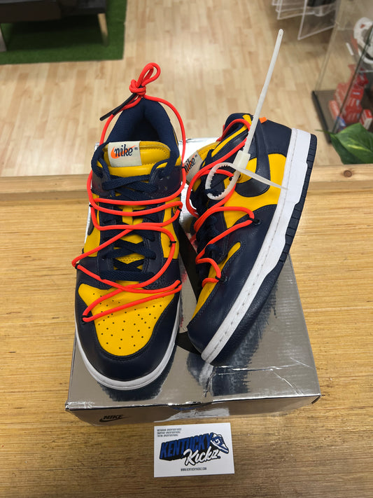 Dunk Low “Off-White University Gold” (Sz 9.5)