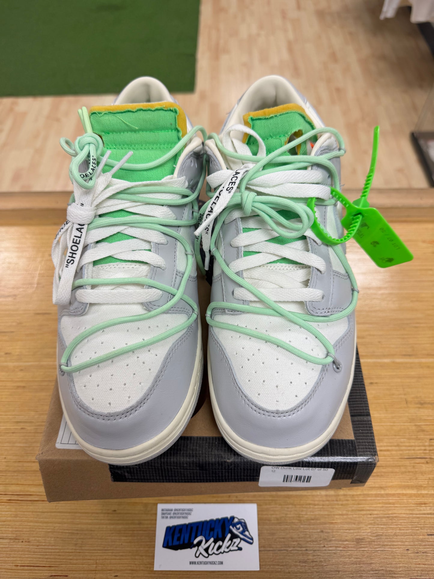 Dunk Low Off-White “Lot 7” (Sz 12)
