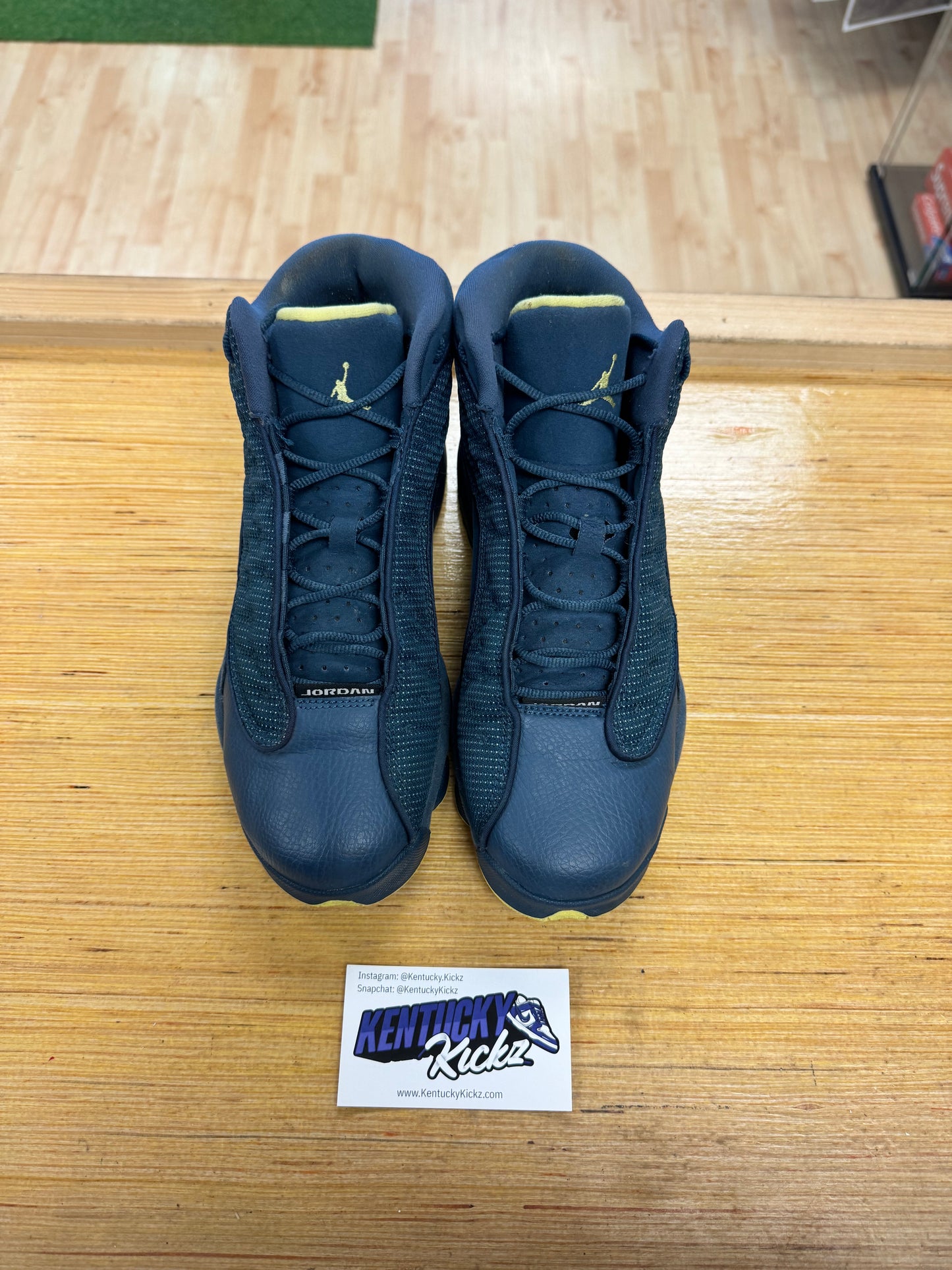 Jordan 13 Retro “Squadron Blue” (Sz 7Y) (USED/NO BOX)