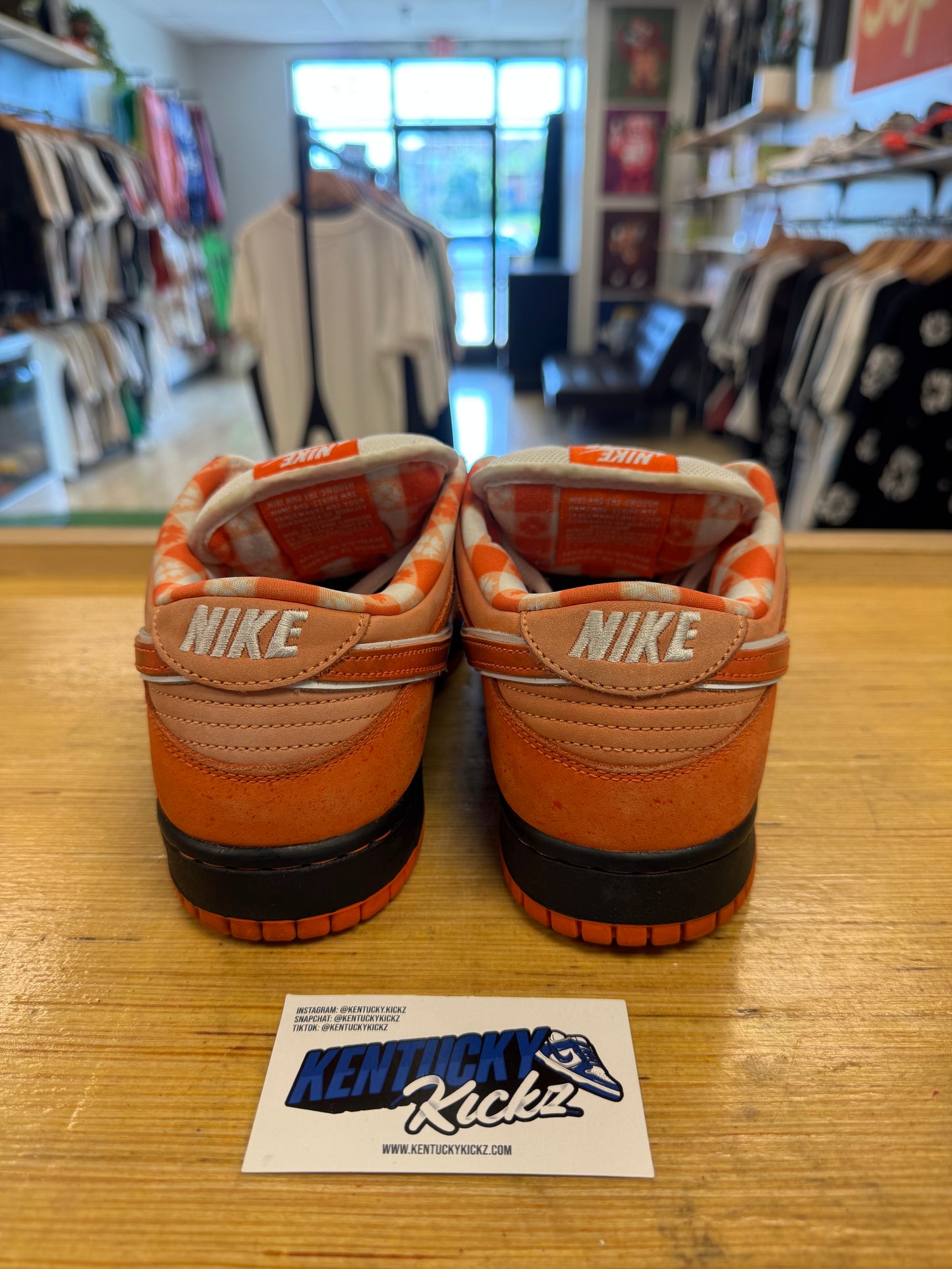 SB Dunk Low “Concepts Orange Lobster” (9.5)