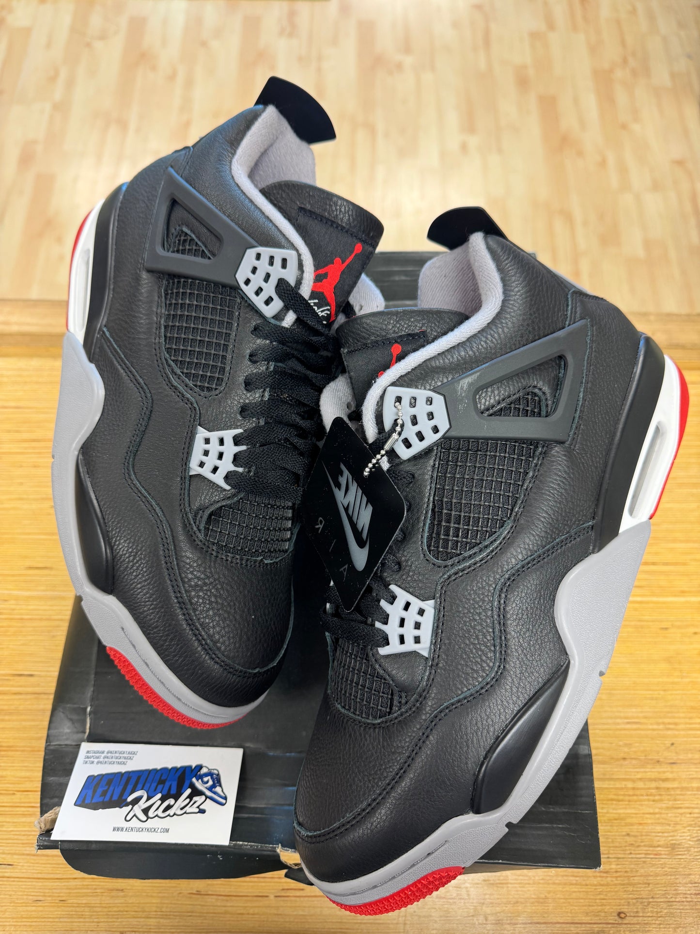 Jordan 4 Retro “Bred Reimagined” (Sz 12)