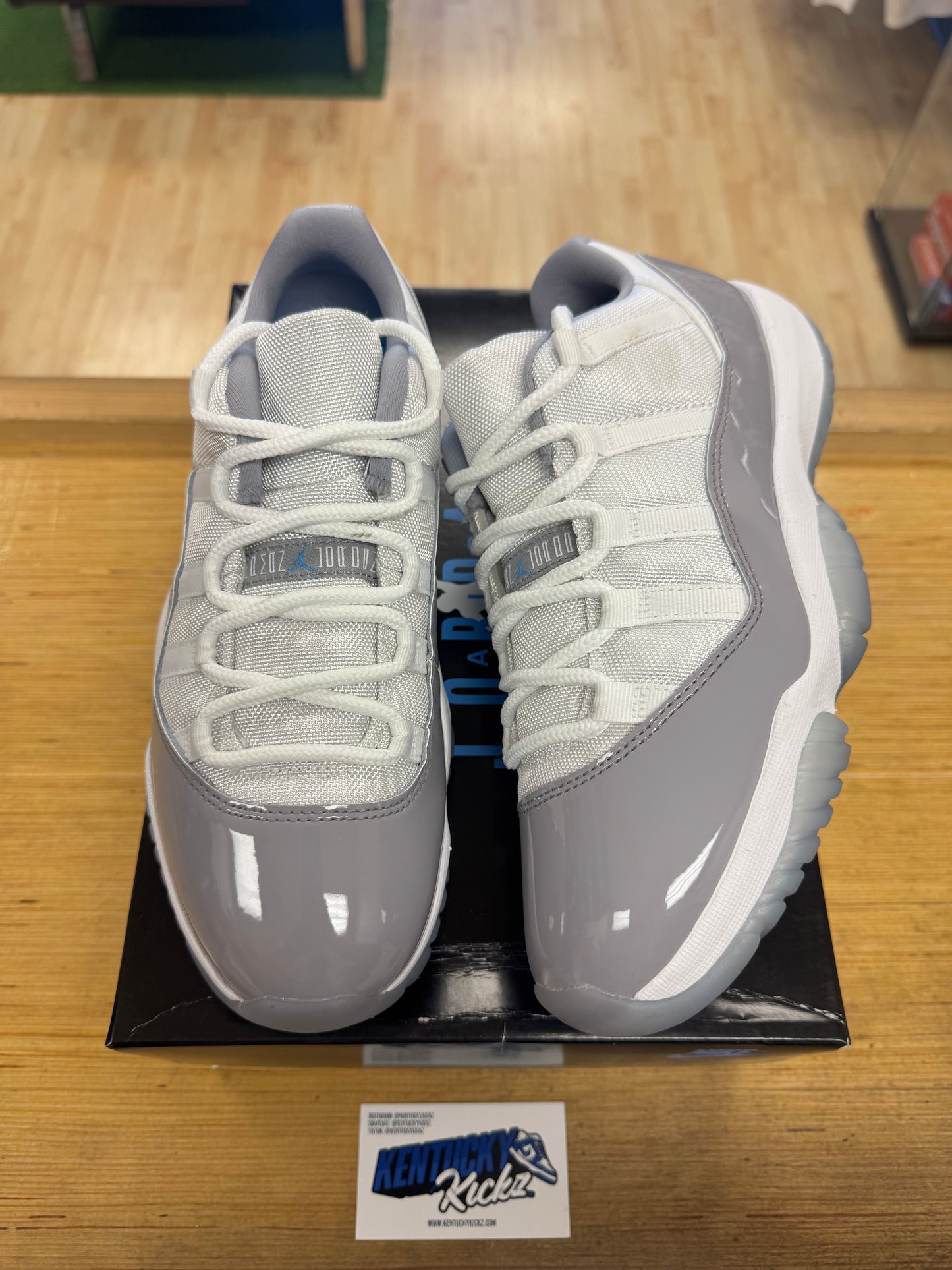 Jordan 11 Low “Cement Grey” (Sz 9)