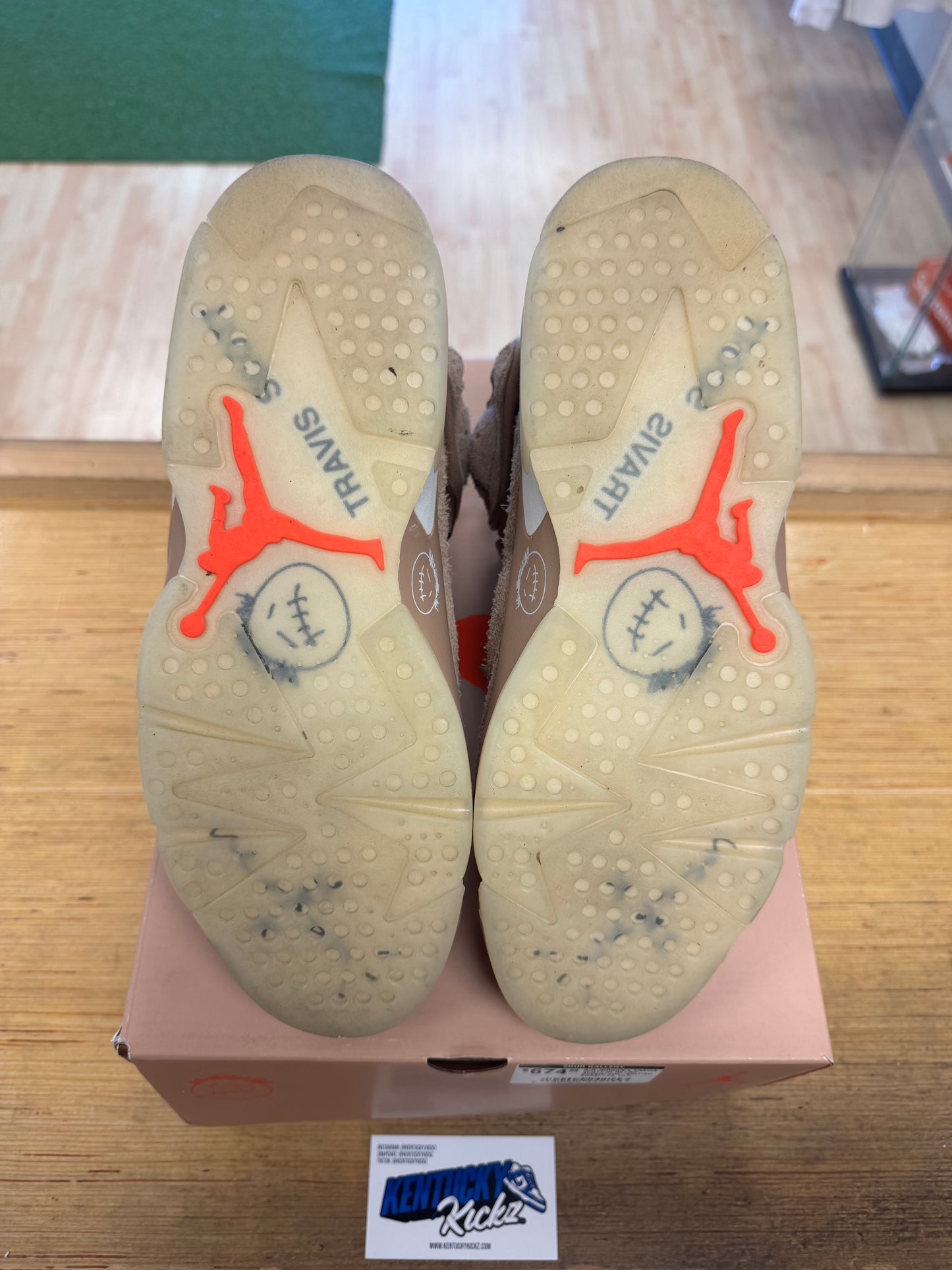Jordan 6 Retro “Travis Scott British Khaki” (Sz 10.5)