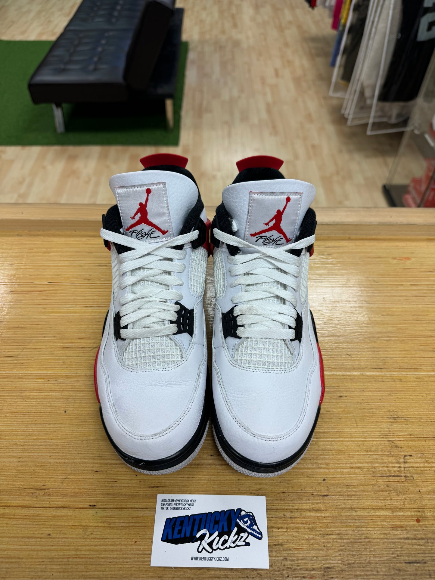 Jordan 4 Retro “Red Cement” (Sz 9.5)