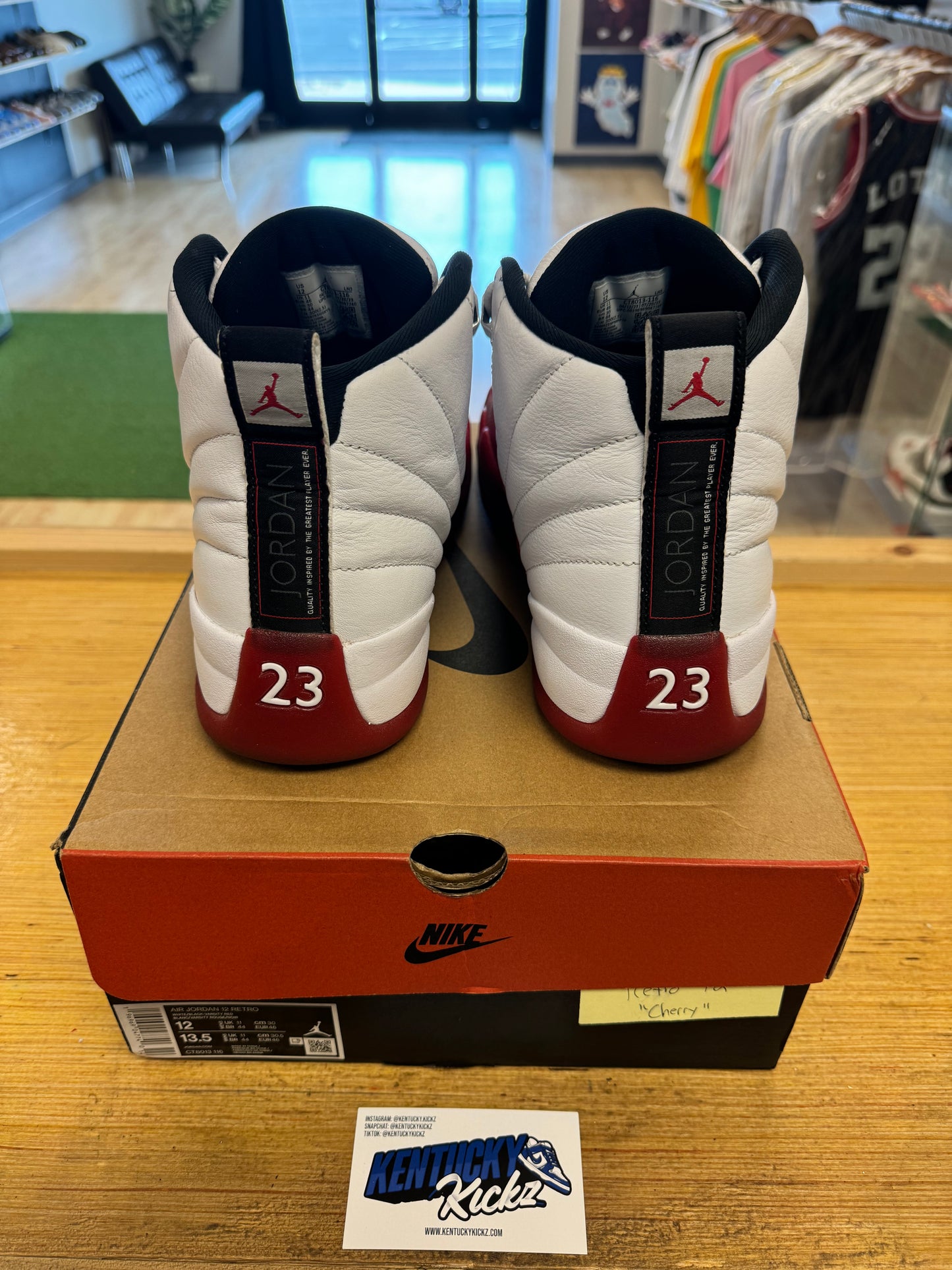 Jordan 12 Retro “Cherry” (Sz 12) (USED)