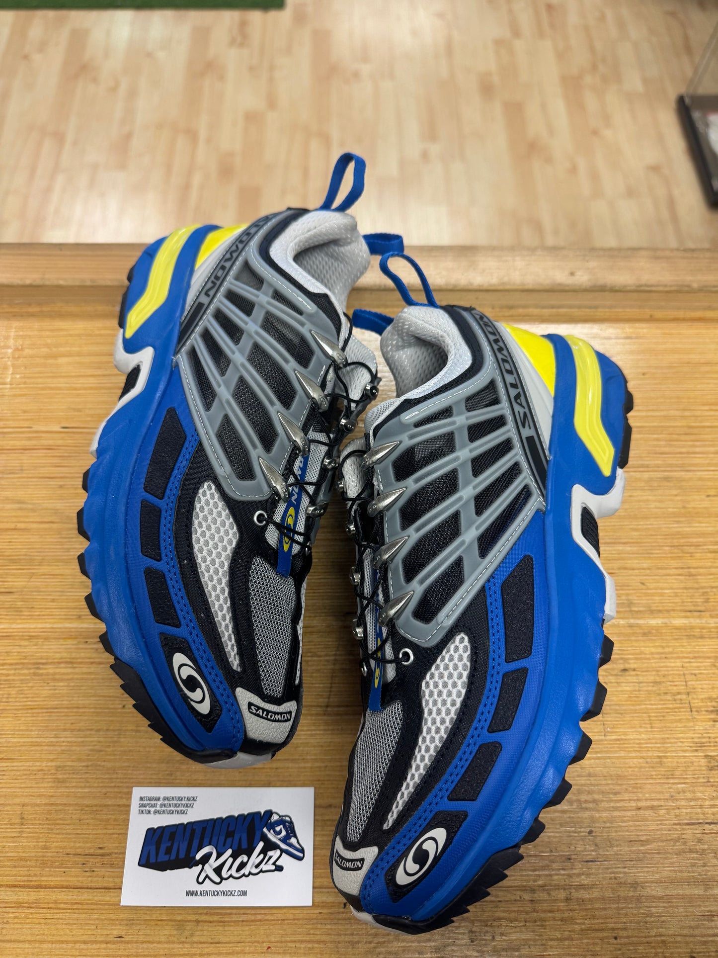 Salomon ACS Pro “Lapis Blue Buttercup Yellow” (Sz 8.5)