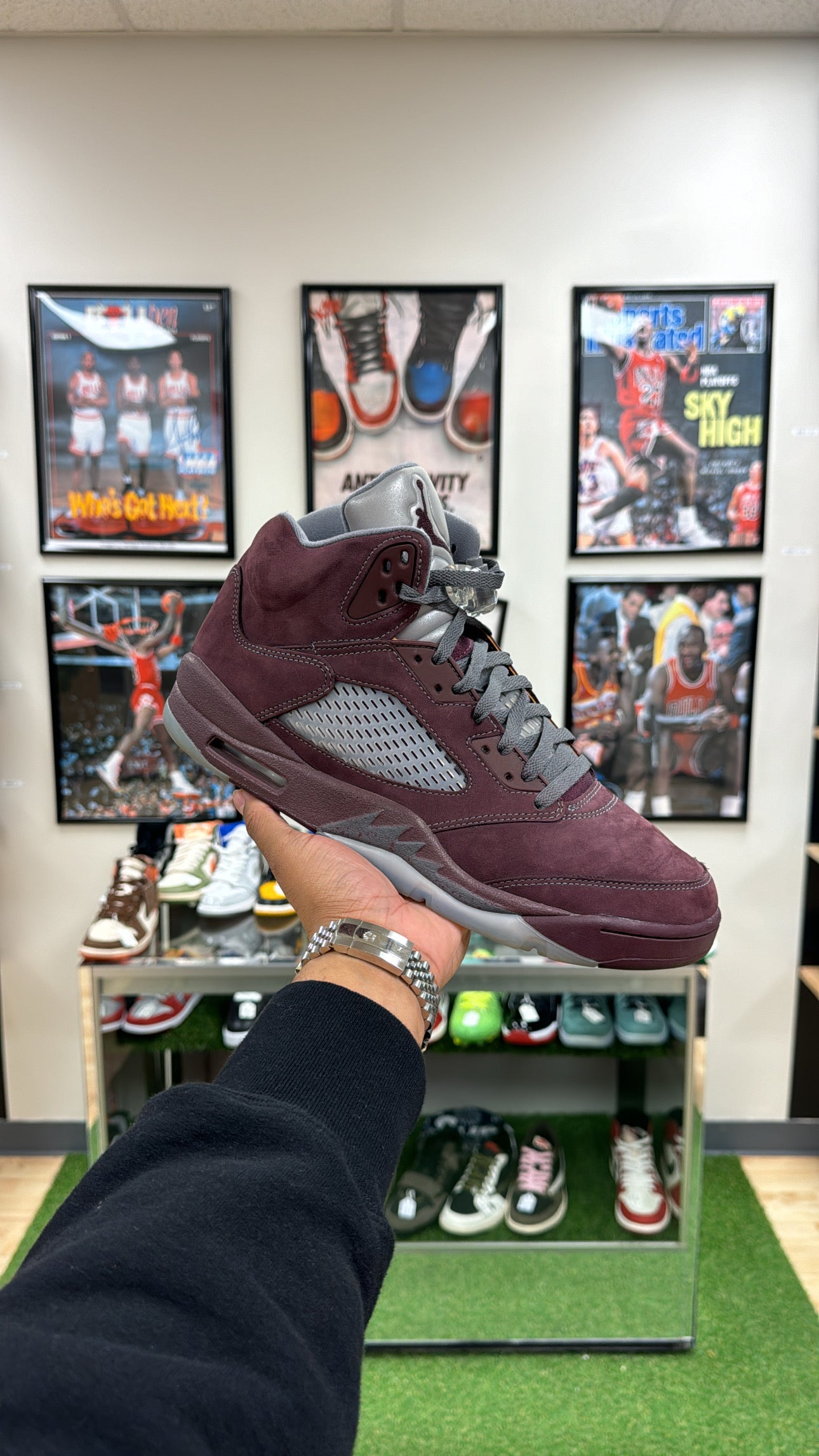 Jordan 5 Retro “Burgundy” (Sz 12)