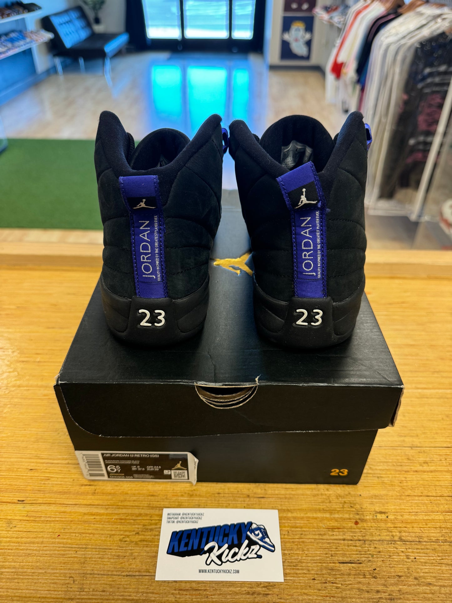 Jordan 12 Retro “Dark Concord” (Sz 6.5Y) (USED 1x)