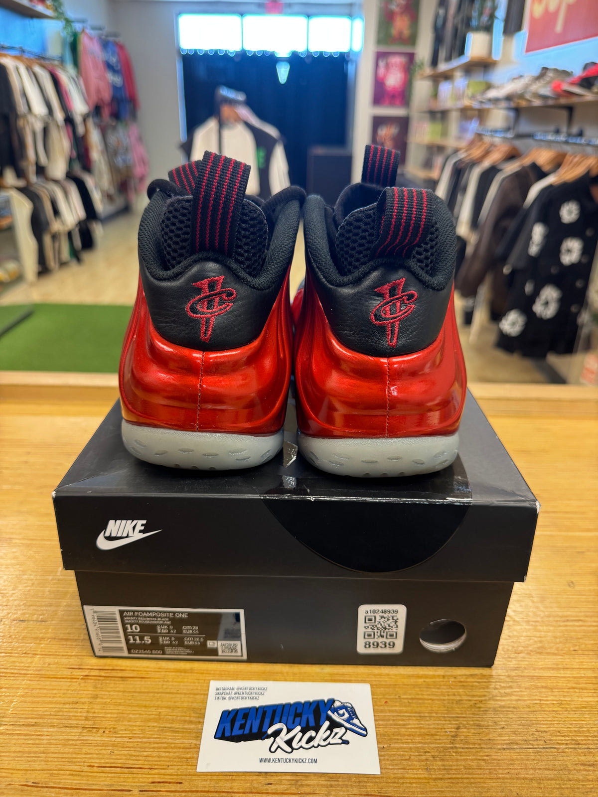 Air Foamposite One “Metallic Red” 2023 (Sz 10)