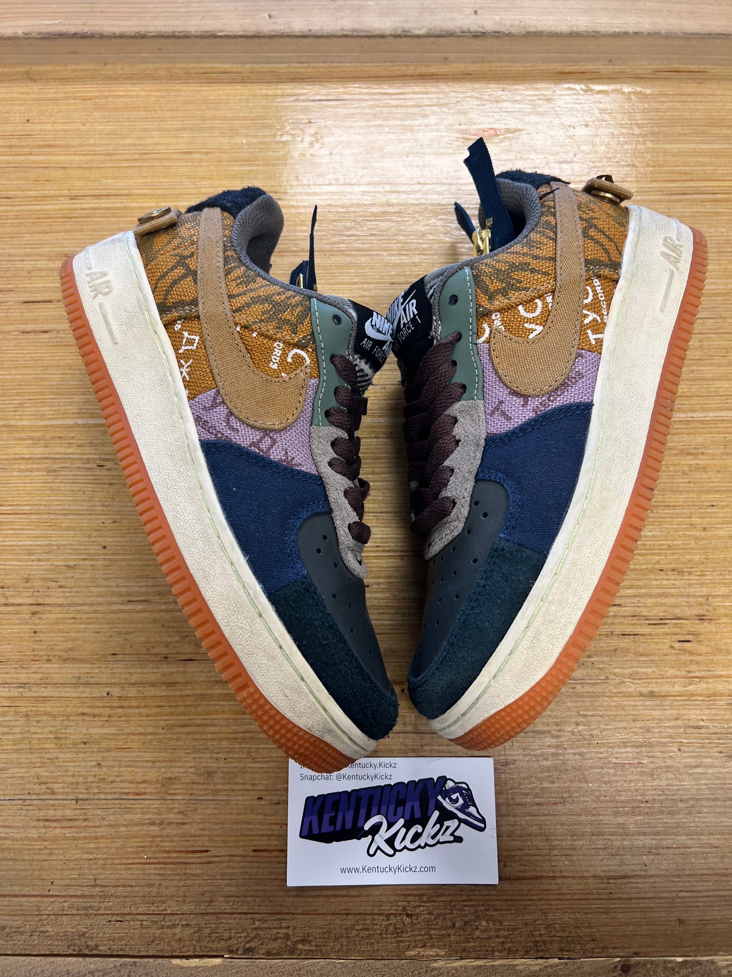 Air Force 1 “Travis Scott Cactus Jack” (Sz 4) (USED/NO BOX)