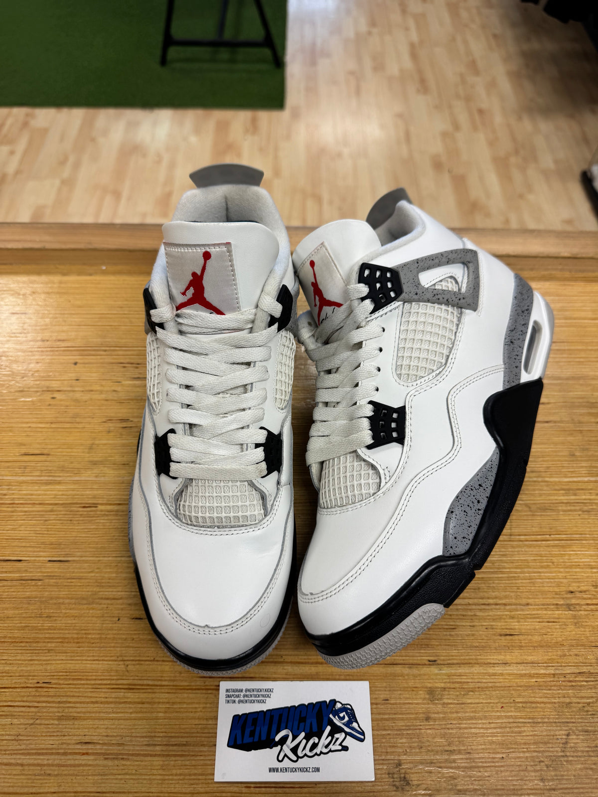 Jordan 4 Retro “White Cement” (Sz 10.5)