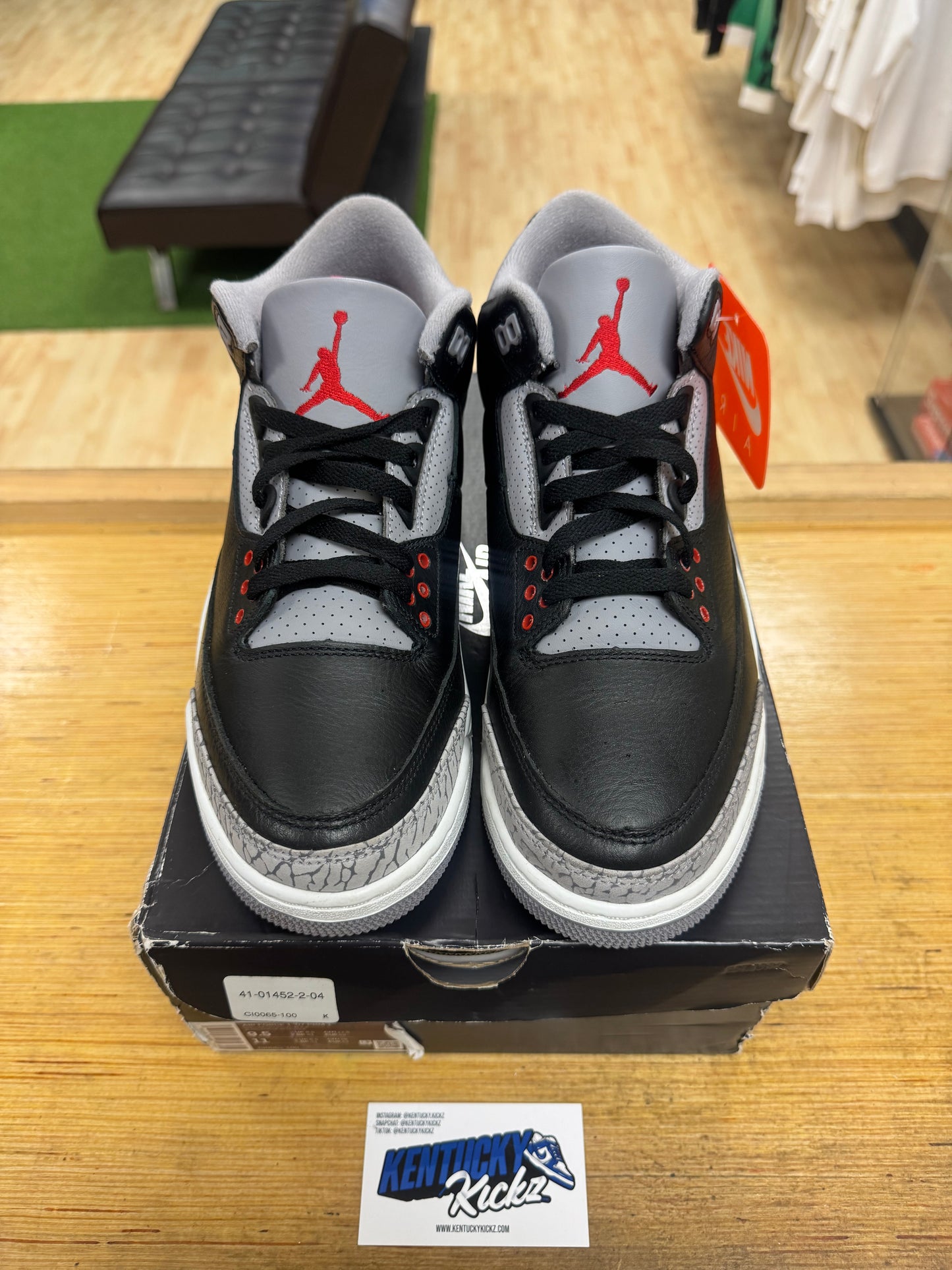 Jordan 3 Retro “Black Cement” (Sz 9.5)