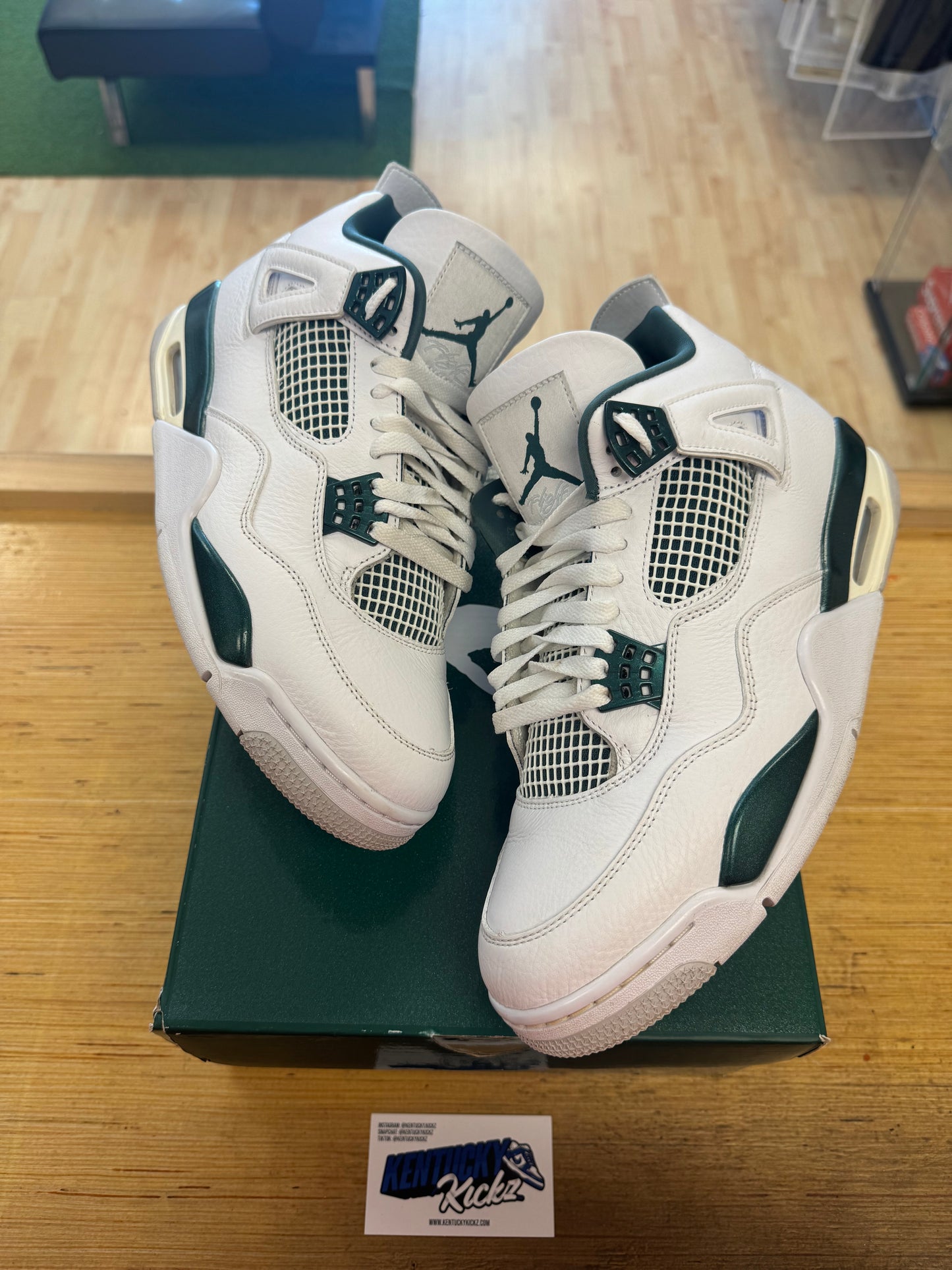 Jordan 4 Retro “Oxidized Green” (Sz 10.5)