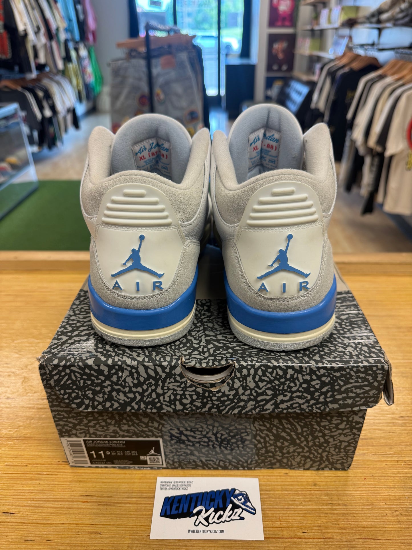 Jordan 3 Retro “Lucky Shorts” (Sz 11.5)
