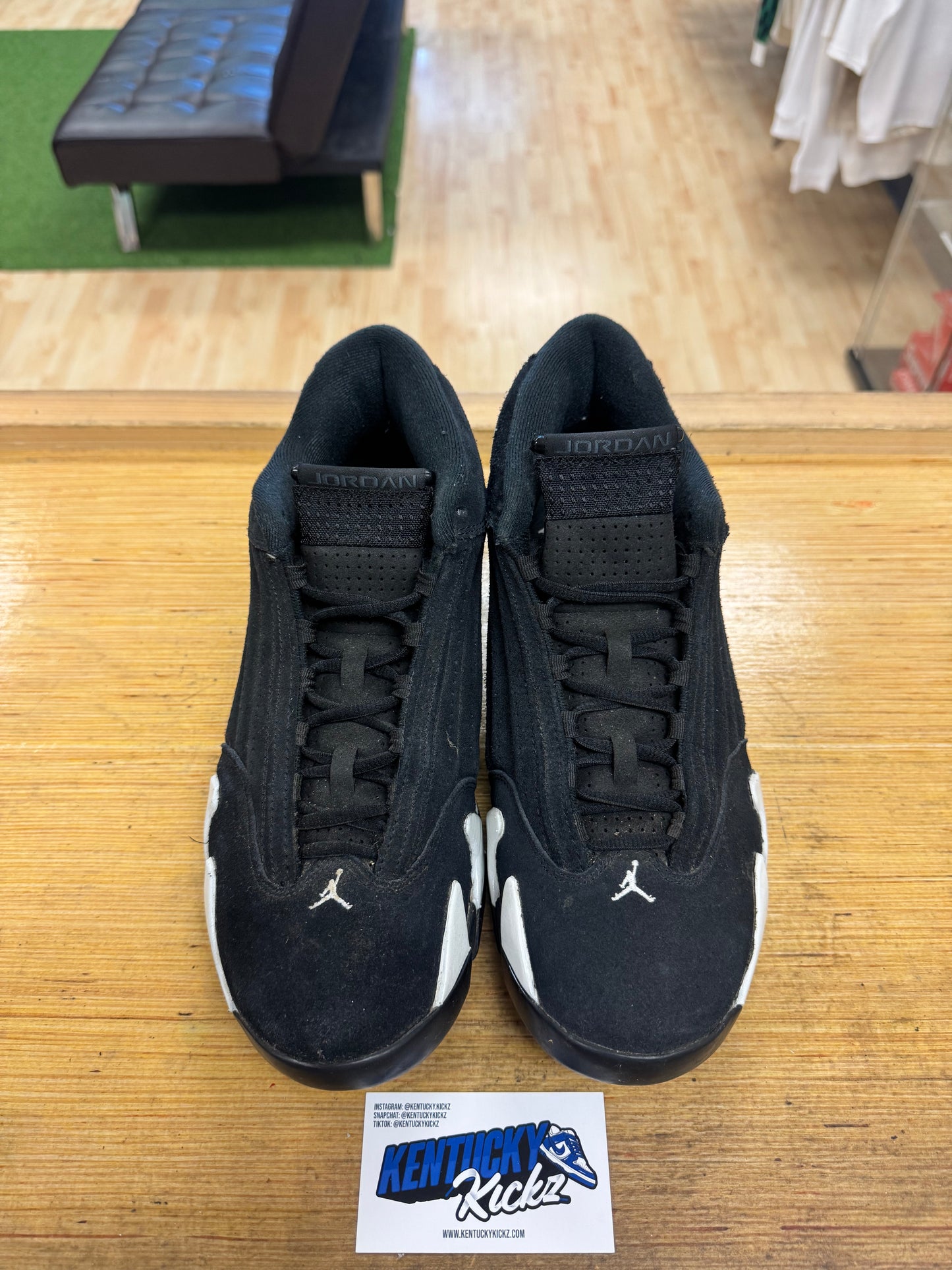 Jordan 14 Retro “Black White” (Sz 10.5)