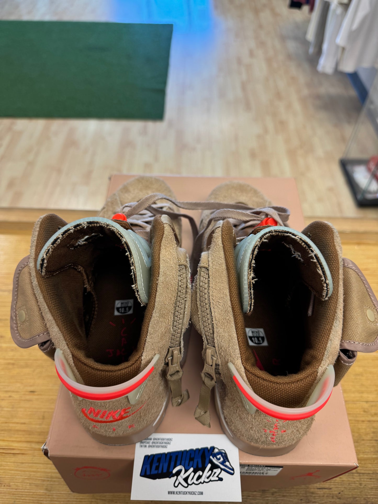 Jordan 6 Retro “Travis Scott British Khaki” (Sz 10.5)