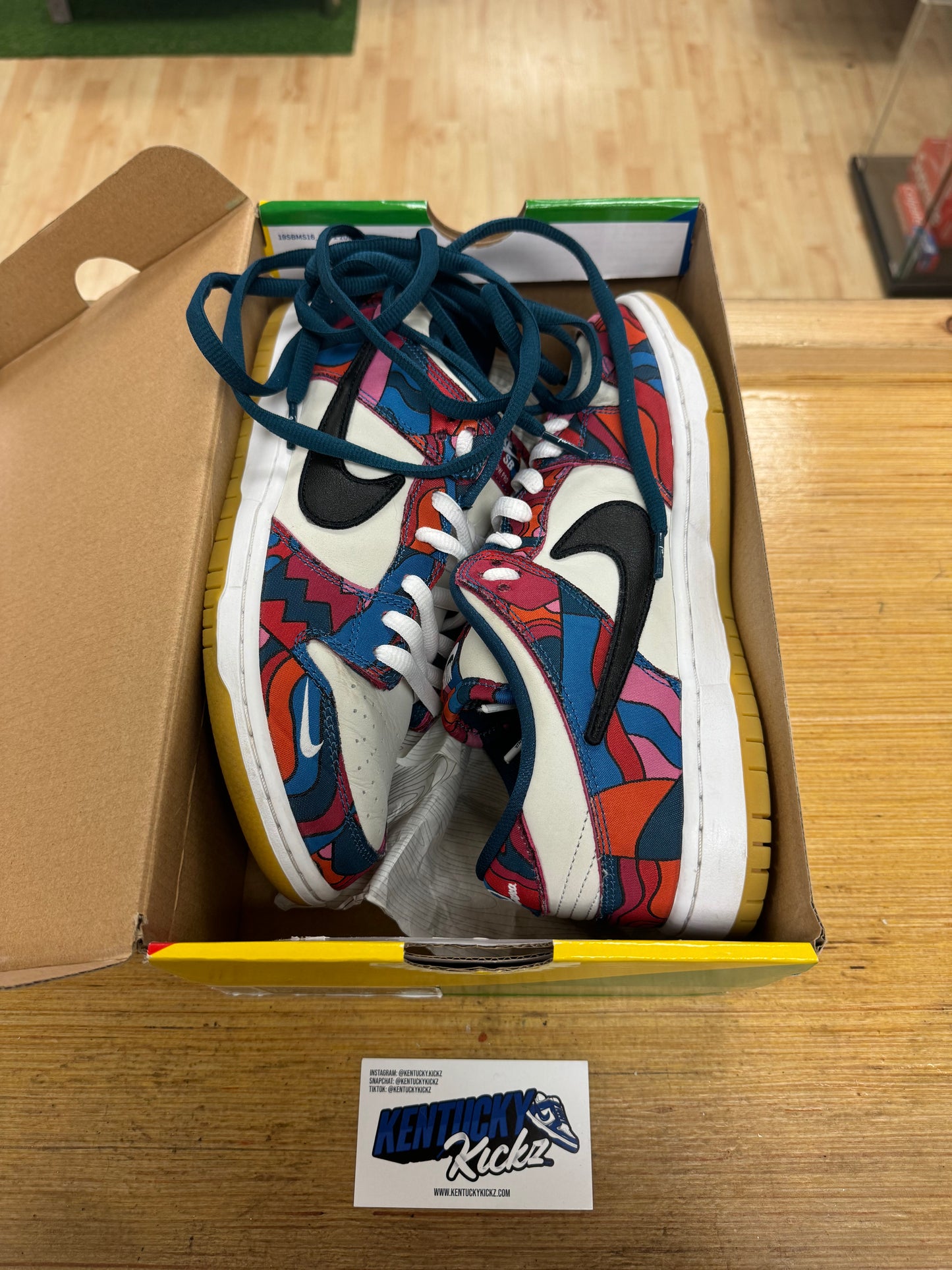 SB Dunk Low Pro “Parra Abstract Art” 2021 (Sz 8.5)