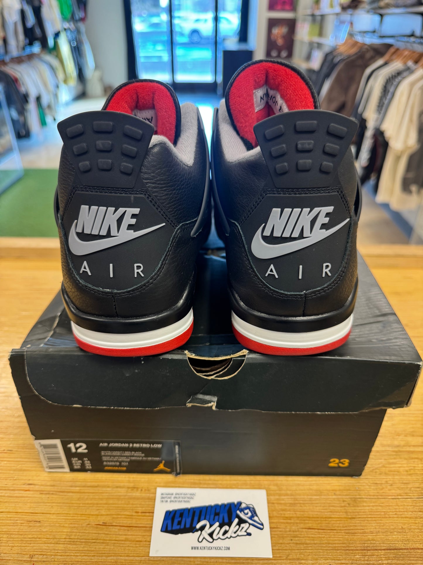 Jordan 4 Retro “Bred Reimagined” (Sz 12)