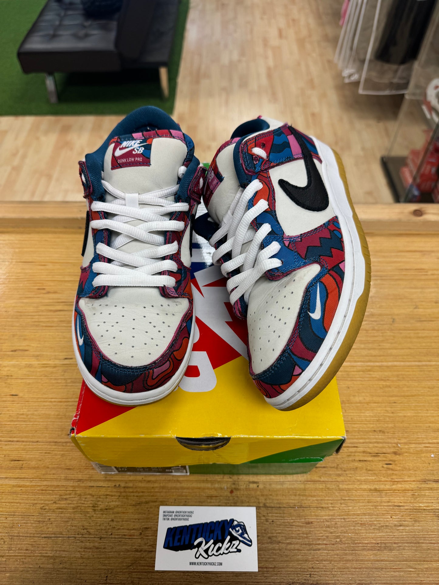 SB Dunk Low Pro “Parra Abstract Art” 2021 (Sz 8.5)