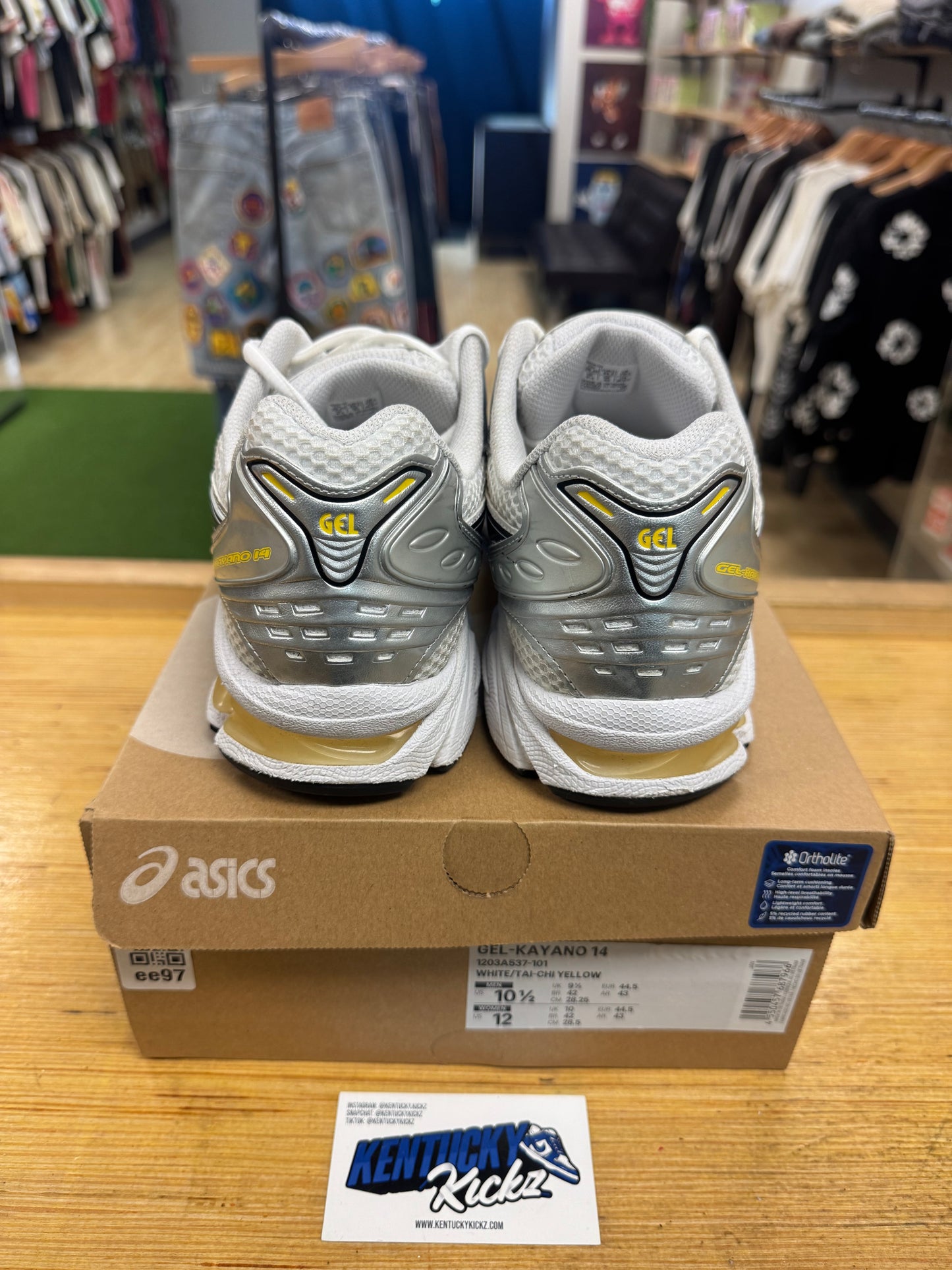ASICS GEL-Kayano 14 “Tai Chi Yellow” (Sz 10.5)