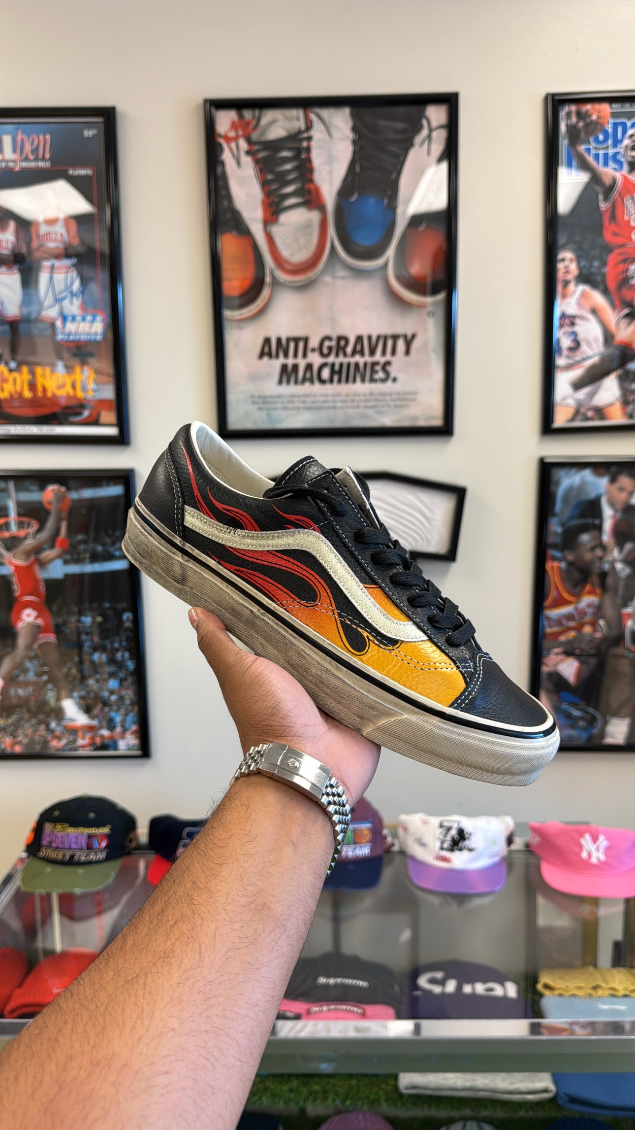 Vans LX Old Skool “Archive Flame Black” (Sz 11.5)