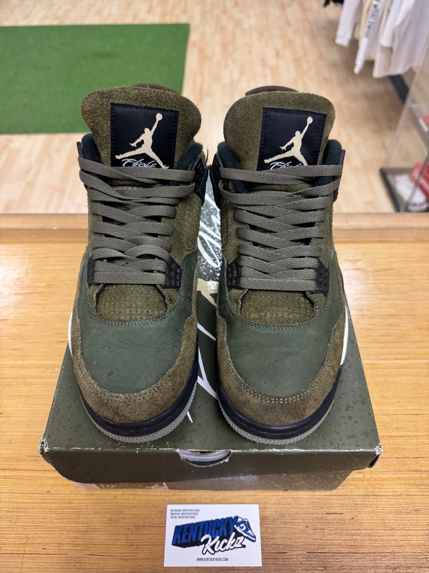 Jordan 4 Retro “Craft Medium Olive” (Sz 10.5)
