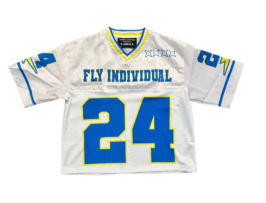 Fly Individual Jersey White/Blue