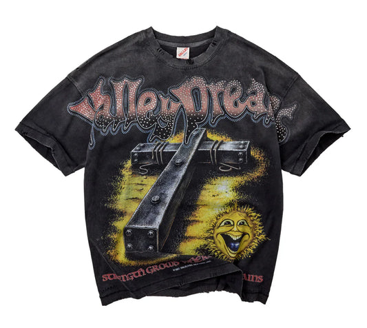 “VALE” IRON CROSS BLING TEE