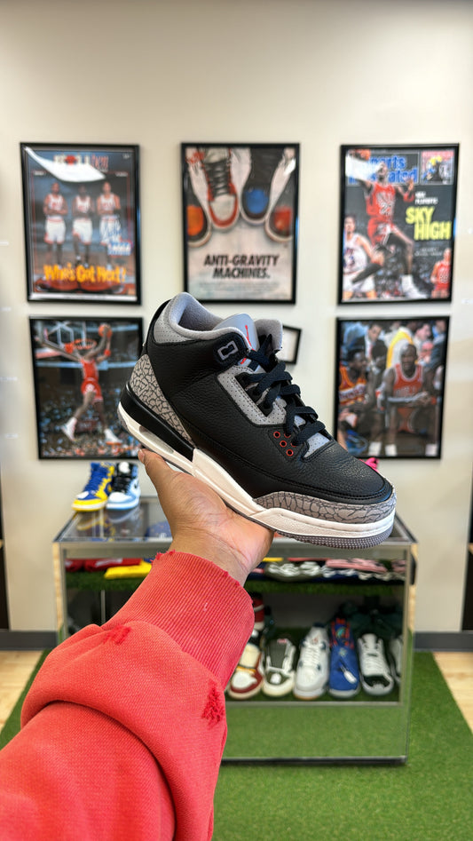 Jordan 3 Retro “Black Cement” 2024 (Sz 6.5Y)