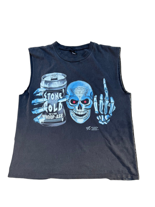 “Vintage” Stone Cold Steve Austin 100% WHOOP ASS Tee