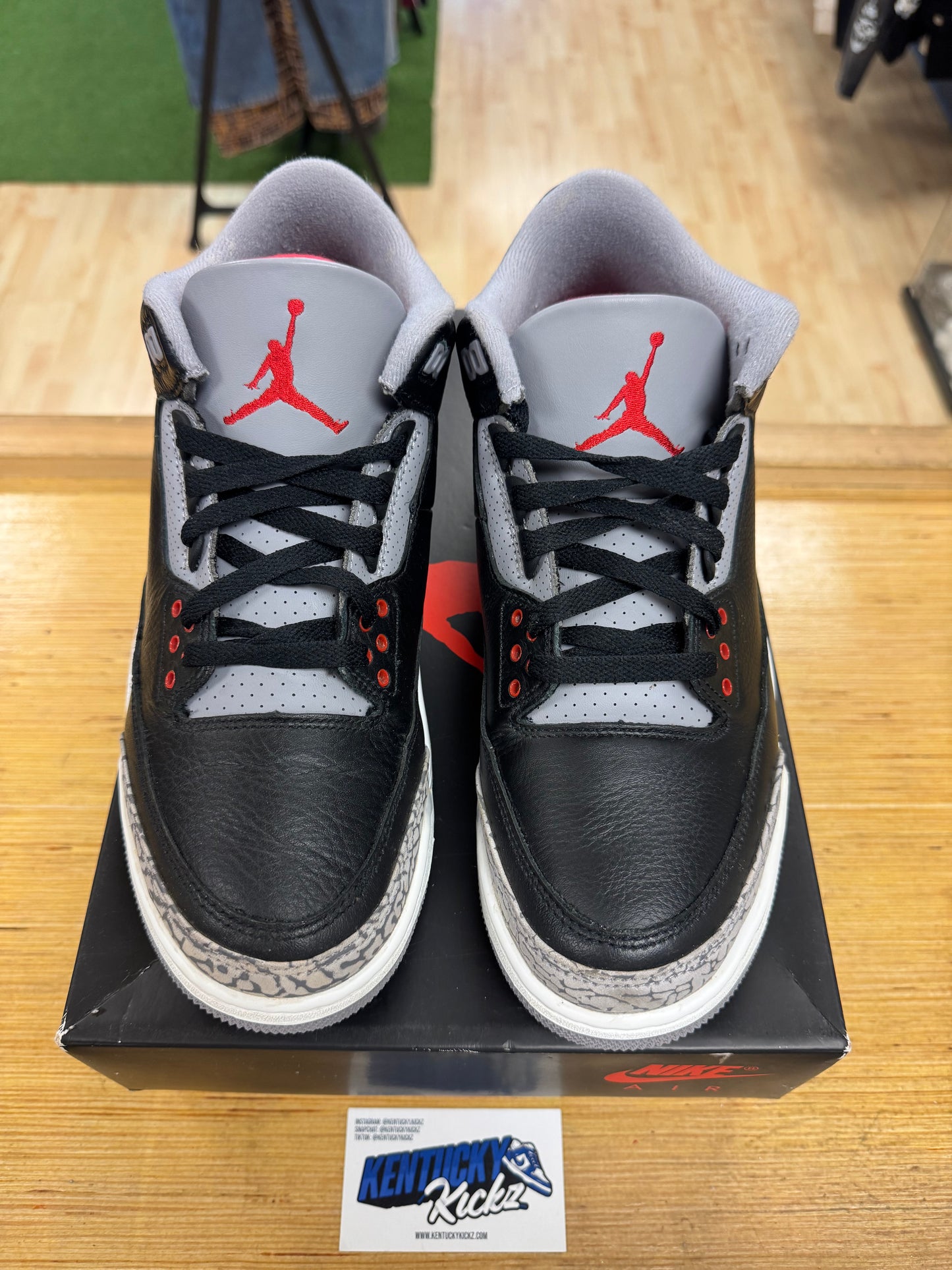 Jordan 3 Retro “Black Cement” 2024 (Sz 9.5)