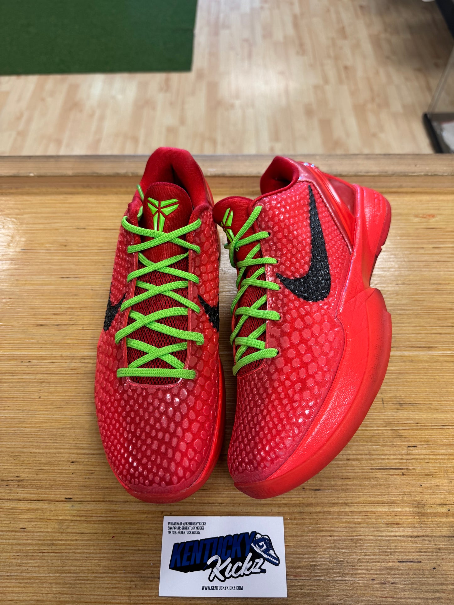 Kobe 6 Protro “Reverse Grinch” (Sz 9)
