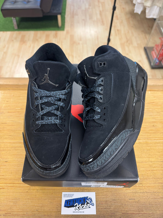 Jordan 3 Retro “Black Cat” 2025 (Sz 10)