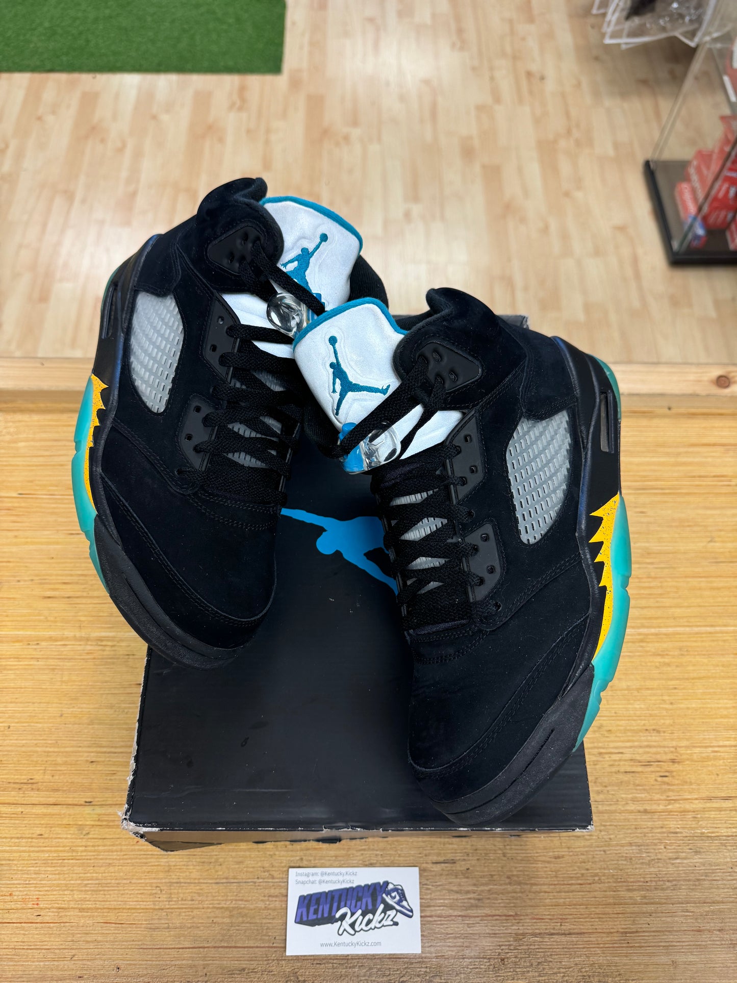 Jordan 5 Retro “Aqua” (Sz 9) (USED)